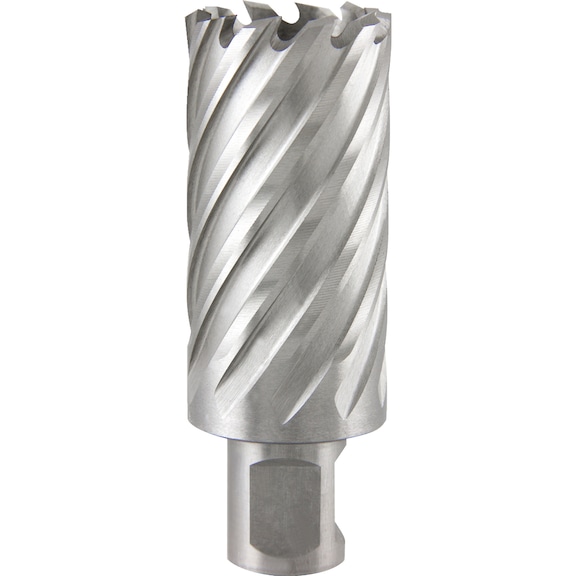 Metal core drill bit Ruko HSCo plain Weldon holder - CREDRL-RUKO-108522E-HSSE-CO5-L88-D22