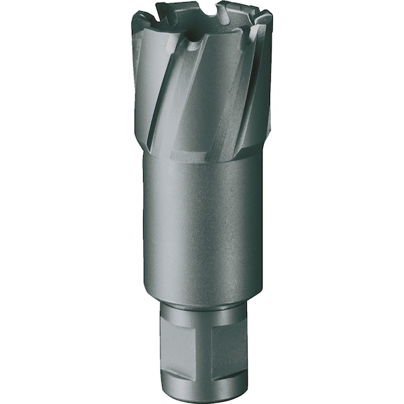 Metal core drill bit Ruko solid carbide plain Weldon holder - CREDRL-RUKO-108728-TC-L84-D28