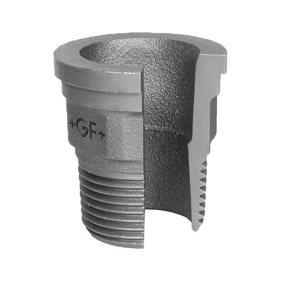 Threaded fitting - FITT-INRT-UNION-V1 1/4X2-371