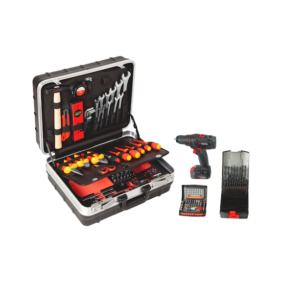Tool assortment with M-CUBE® cordless drill driver, 109 pieces - 5