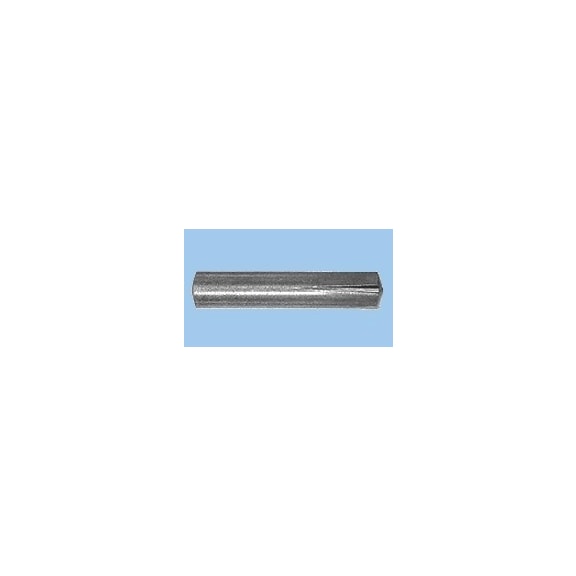 Taper-grooved dowel pin DIN 1472, A1 stainless steel, plain - 1