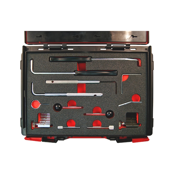 Kit d'outils de calage adapté aux moteurs VW 1.2 - 2.0 TDI CR, diesel - 2