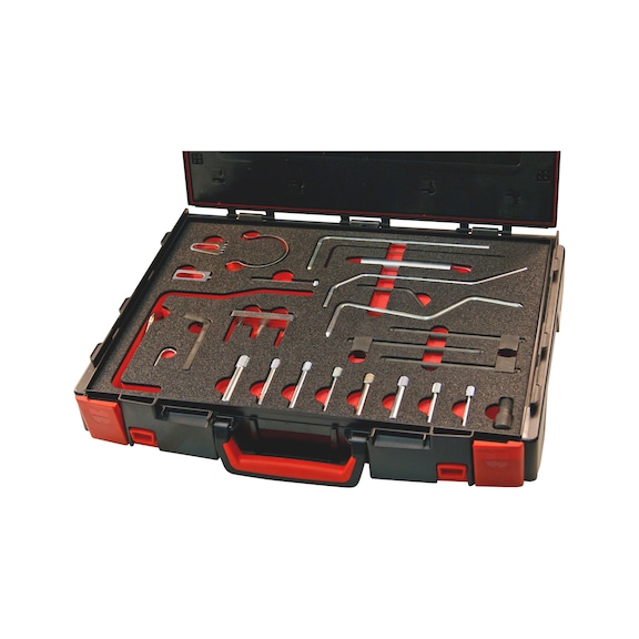 Kit d'outils de calage adapté aux moteurs FCA/Ford/PSA/Volvo 1.4 - 1.5 - 1.6 - 1.9 - 2.0 - 2.2 - 2.5, diesel - 1
