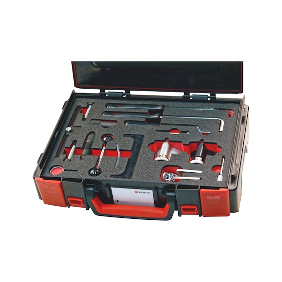 Kit d'outils de calage adapté aux moteurs du groupe VW 1.2 - 1.4 - 1.7 - 1.9 - 2.0 - 2.5, diesel - 1