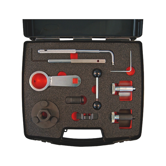 Kit d'outils de calage adapté aux moteurs du groupe VW 1.2 - 1.6 - 2.0 TDI CR, diesel - 2