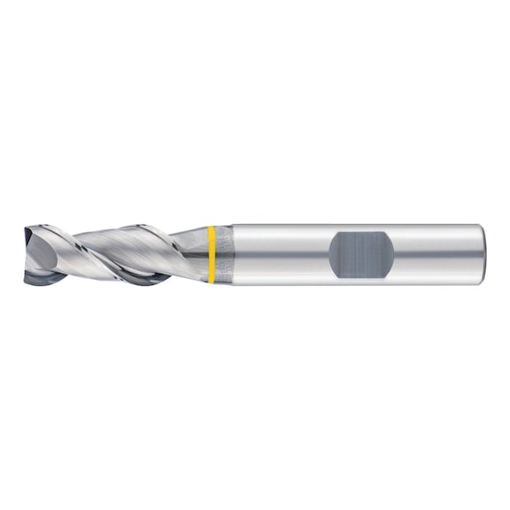 Solid carbide end mill Speedcut Aluminium, DIN 6527L, long, optional, twin blade, uneven angle of twist gradient - 1