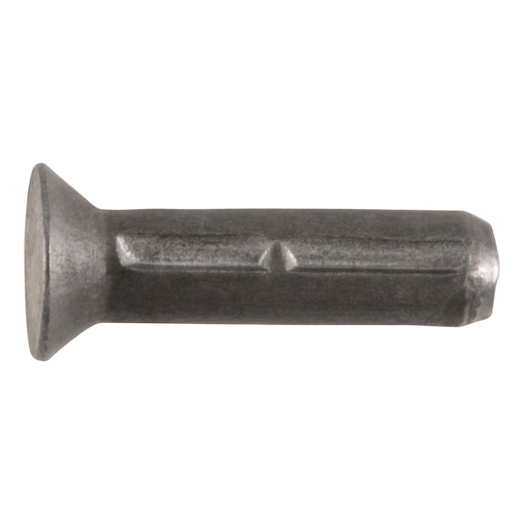 Grooved drive-stud ISO 8747 steel zinc-plated (A2K) - 1