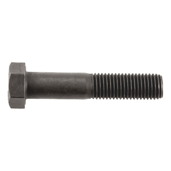 Hexagonal bolt with shank ISO 4014, steel 10.9, phosphated - 1