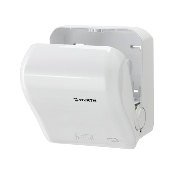 Paper towel dispenser, auto-cut For paper towel rolls without perforation - 2