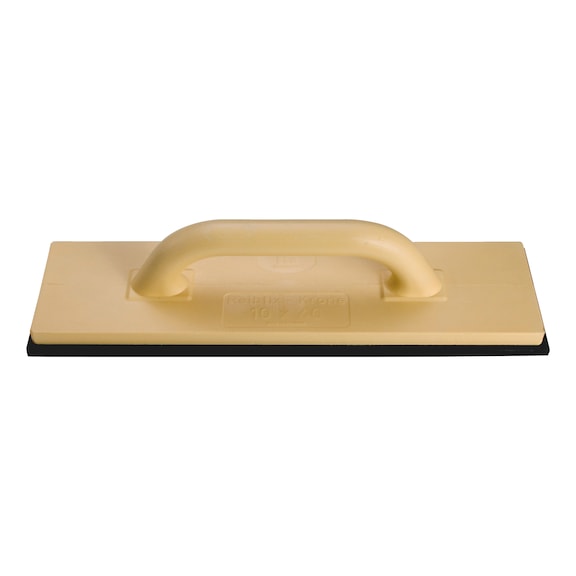 Grouting float, soft rubber