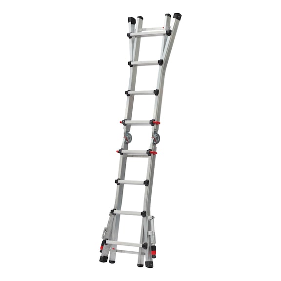 Telescopic stowaway ladder - 4