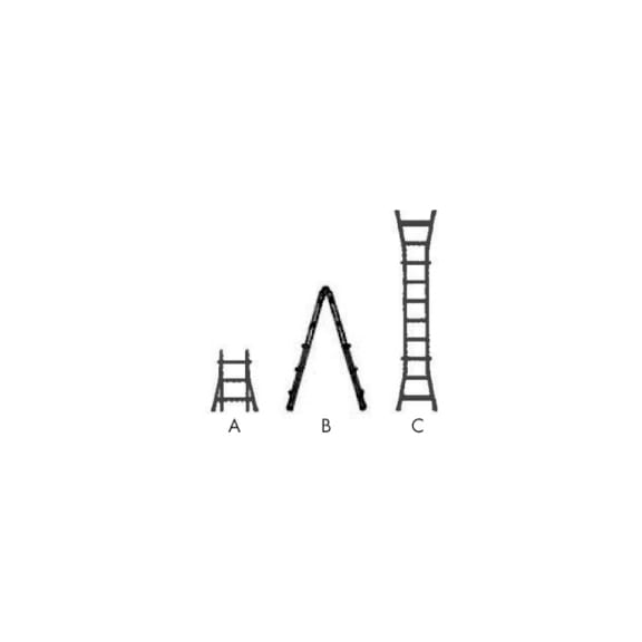 Telescopic stowaway ladder - 2