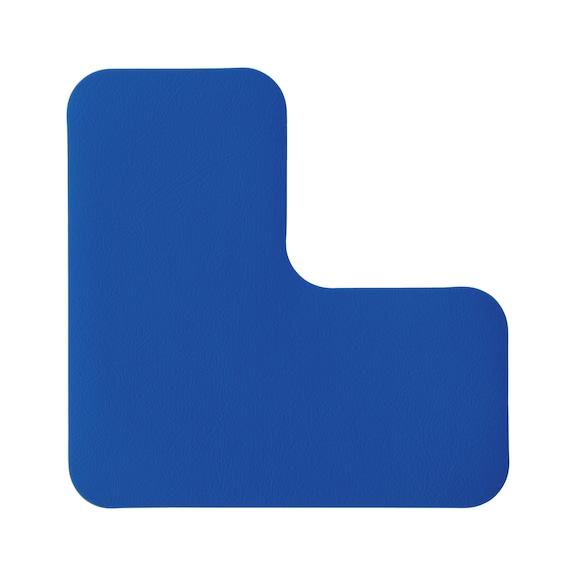 Heavy Duty floor marking, L-piece - FLRMRK-L-SHAPE-HD-BLUE