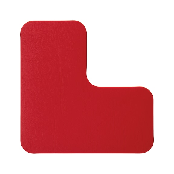 Heavy Duty floor marking, L-piece - FLRMRK-L-SHAPE-HD-RED