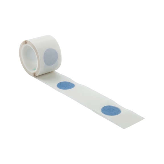 Heavy-duty floor marking Point roll - FLRMRK-POINT-SHAPE-HD-BLUE-TRANSFERFILM