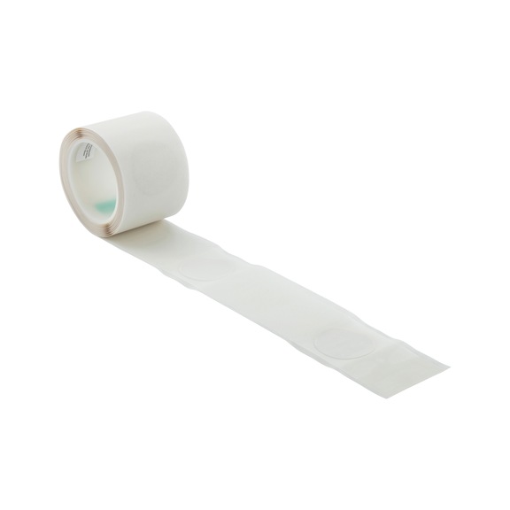 Heavy-duty floor marking Point roll - FLRMRK-POINT-SHAPE-HD-WHITE-TRANSFERFILM