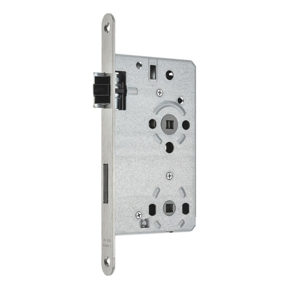 WC/bathroom building door mortise lock, class 3 - MORTSLOK-CL3-WC-DIN/L-A2-WT-65-20