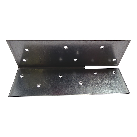 Angle Bracket Perforated - UNIVERSAL FRAMING ANCHOR 124 X 40 X 1MM
