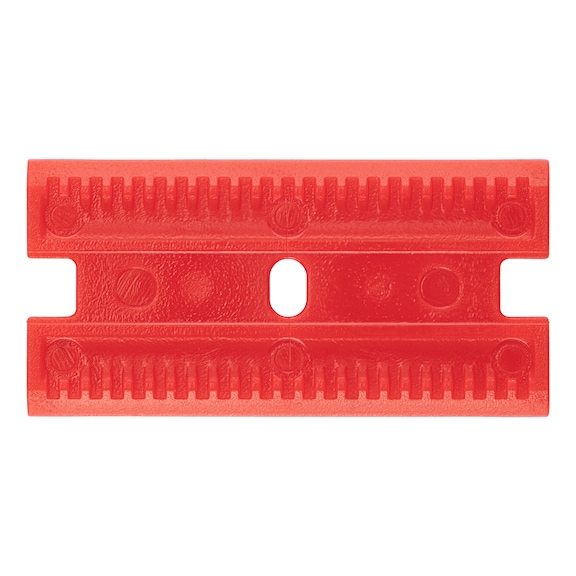 Plastic scraper blade - REPLBLDE-PLA-SCRAPER-RED