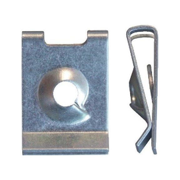 Sheet metal nut, type 1 - NUT-SHTMET-BMW-(A3A)-L16,0MM-D3,9MM