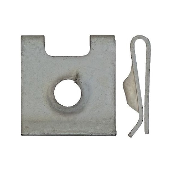 Sheet metal nut, type 1 - NUT-SHTMET-MB-(A3A)-L15,5MM-D4,8MM