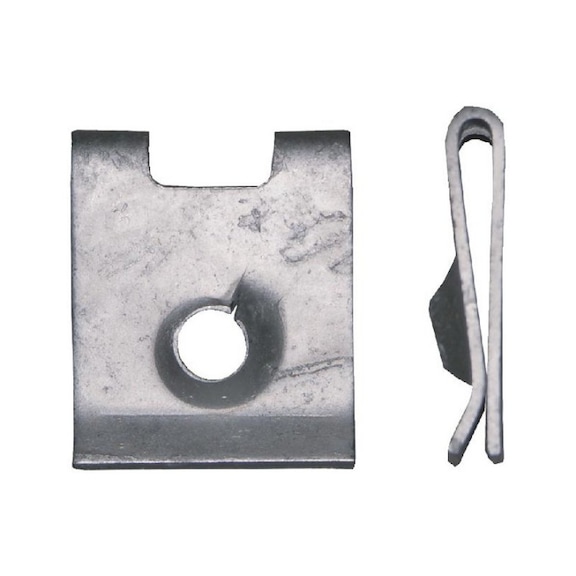 Sheet metal nut, type 3 Large bracket distance - NUT-SHTMET-BMW-(A3A)-L19,7MM-D4,8MM