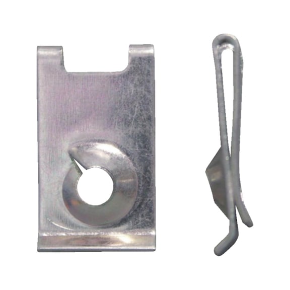 Sheet metal nut, type 5 - NUT-SHTMET-MB-(A3A)-L22,3MM-D5,5MM