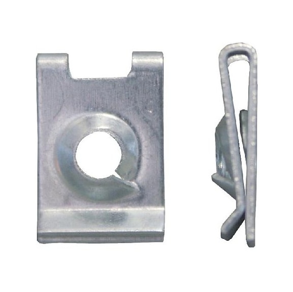 Sheet metal nut, type 1 - NUT-SHTMET-MB-(A3A)-L16,7MM-D4,8MM