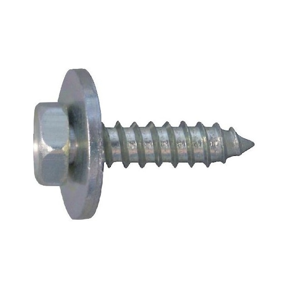 Tapping screw, hexagon head with washer  - 1