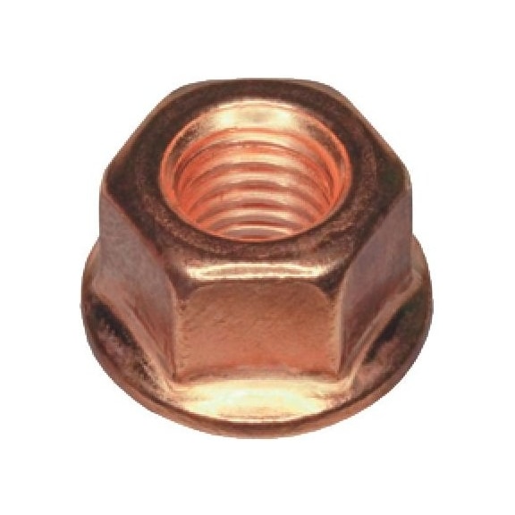 Exhaust nut with flange - 1