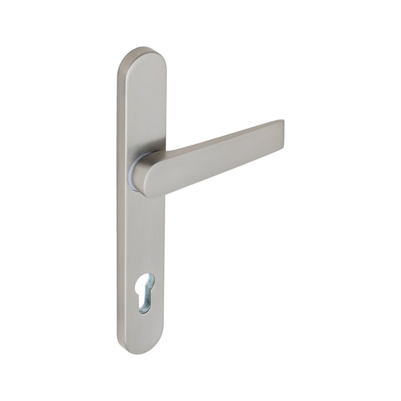 Door handles Flat on exterior plate - DH-ALU-OUTS-H-FL-CK-92-8-216-F9/(A2-OPTI