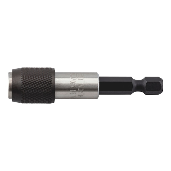 Porte-embout E&nbsp;6.3 (1/4)" - HOLD-BIT-QCCHUK-MAGN-1/4X1/4ZO-L60MM
