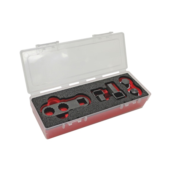 Tension roller wrench kit for auxiliary drive belt 5 pieces - 5