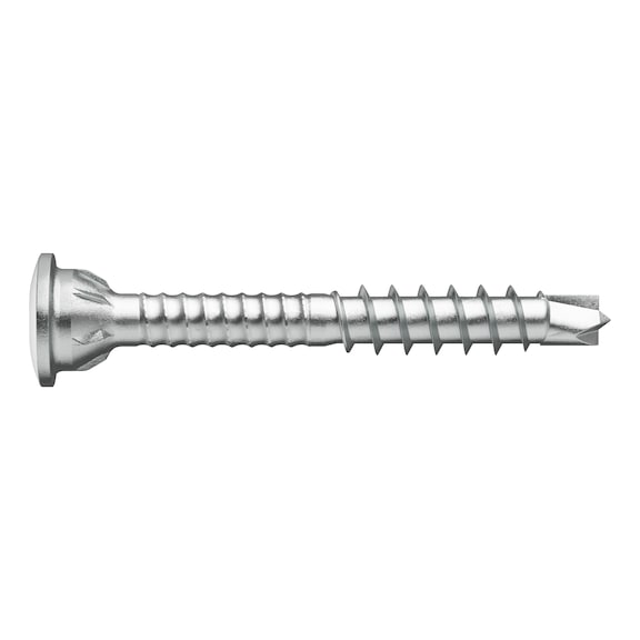 ASSY<SUP>®</SUP>plus 4 A2 TH terrace constr. screw A2 stainless steel, plain, partial thread, TH, with grooved shank - 1