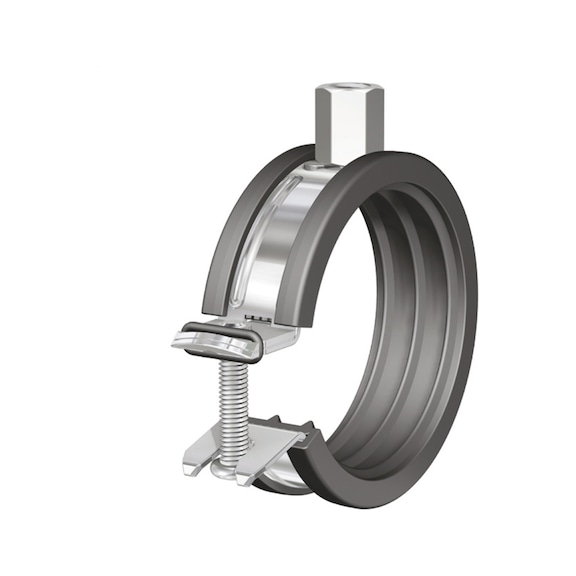 Pipe clamp BSH with rubber - 1