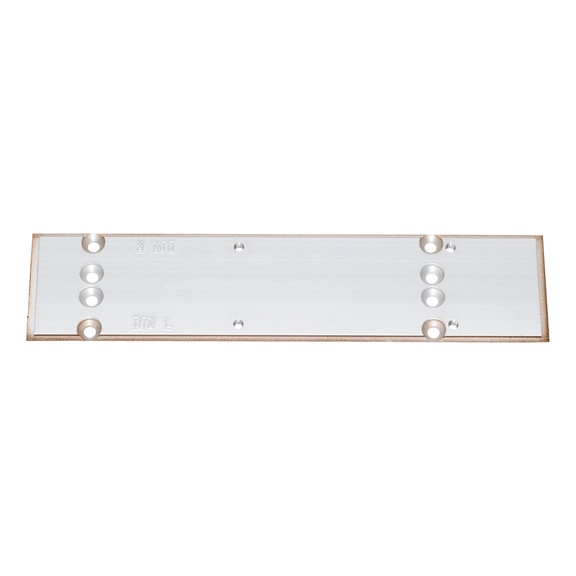 Assembly base plate for door closer - AY-ASSEMBLYGROUNDPLATE-DRCLSR-STS370-BR.