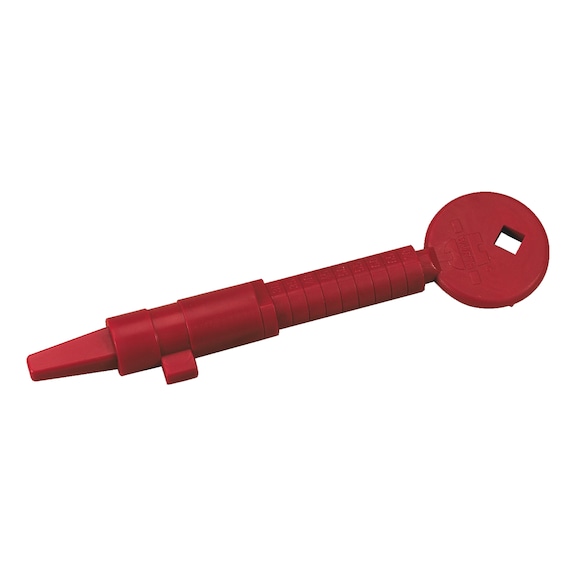 Profile cylinder measuring key, type C