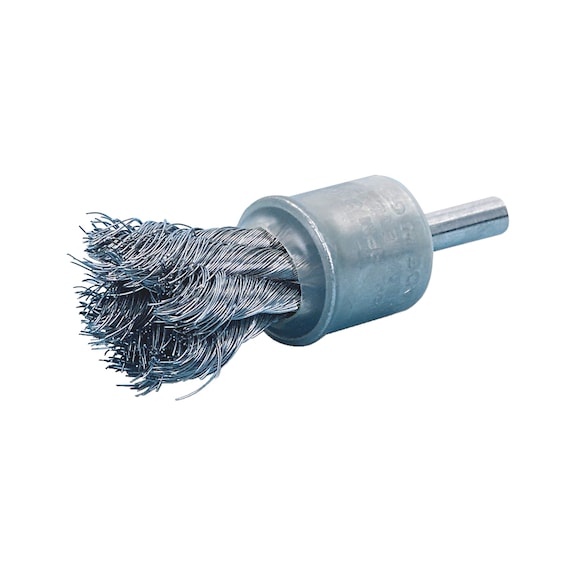 Spindle-mounted wheel brush/wire end brush, sst - 1