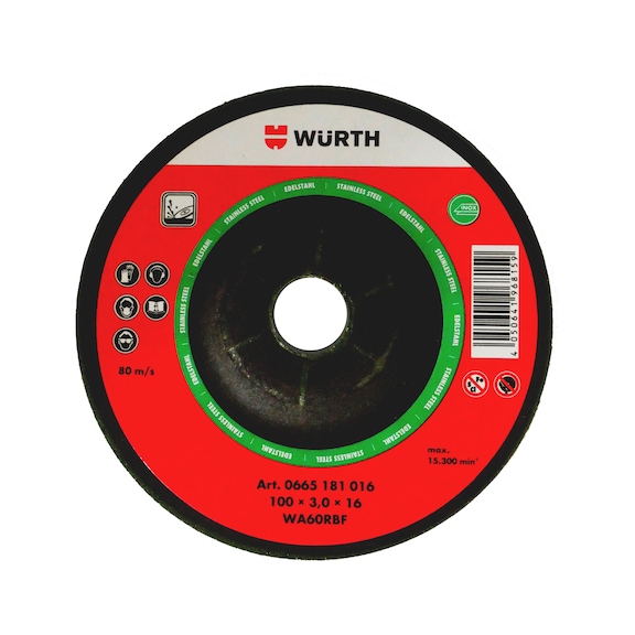 Sanding disc, semi-flexible, Multi  - SNDDISC-SEMIFLEX-CE-G60-BR16-D100MM