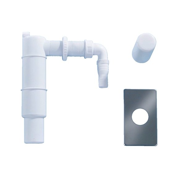 Flush-mounted washing machine drain trap Standard - 1