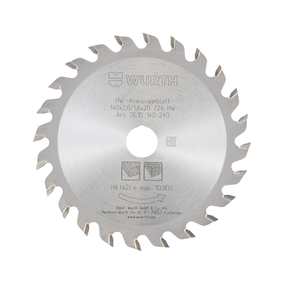 Hand-held circular saw blade - 1