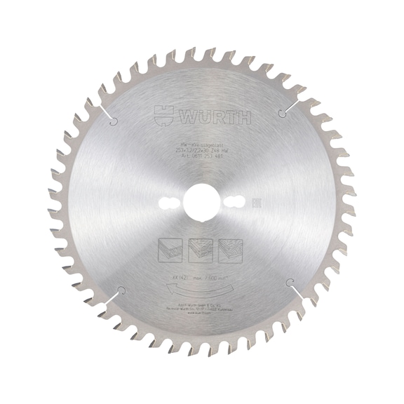 Special circular saw blade For trimming cuts - 1