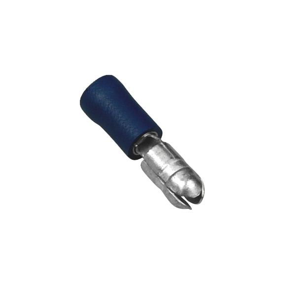 Connecteur rond isolé, insertion facile - COS CYLIND  MALE ISOL M5    1-2,5MM2
