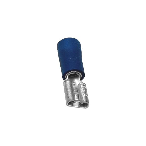 Cosse électrique à sertir, cosse plate femelle Isolation PVC - PSHCON-BLUE-9762-4,8X0,5
