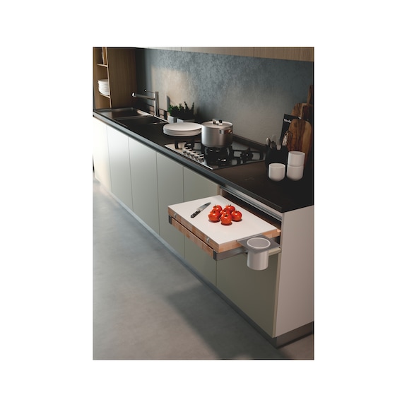 Pull-out table with drawer Cook - 3