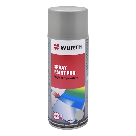 Spray Paint Pro Heat Resistance. Lead Free - PNTSPR-HIGHTEMP-RAL9006-WHITEALU-400ML