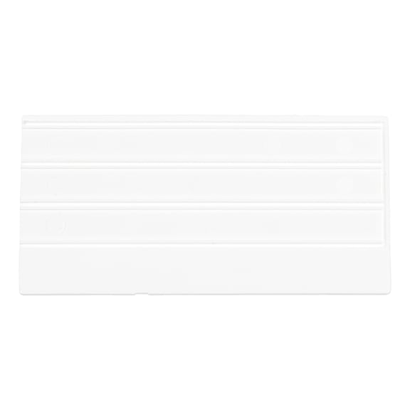 Blank sign with grooves - BLKSIGN-GRVD-WHITE
