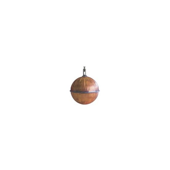 Galleggiante sfera rame con reggisfera PIA - GALLEGGIANTE-A-SFERA-IN-RAME-Ø-180-MM