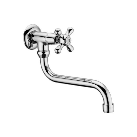Ir-Vi rubinetto snodo con canna S orientabile PAF - RUBINETTO-SNODO-IRIS-CANNA-"S"-Ø18X180MM