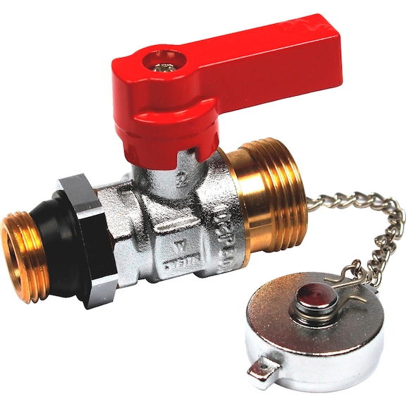 Ball valve KFE M/M heavy-duty vers. self-sealing - 1